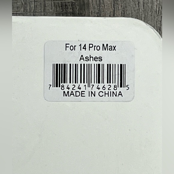 Ashes/Grey IPhone 14 Pro Max silicone phone case, NWOT - Picture 2 of 4